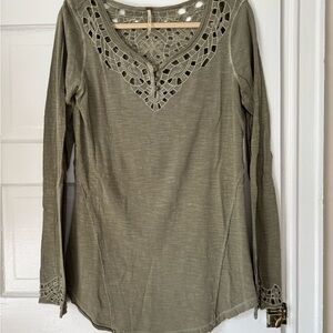 Free People Lace Top